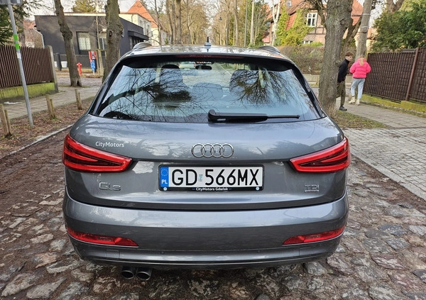 Audi Q3 cena 61900 przebieg: 124000, rok produkcji 2012 z Gdańsk małe 56